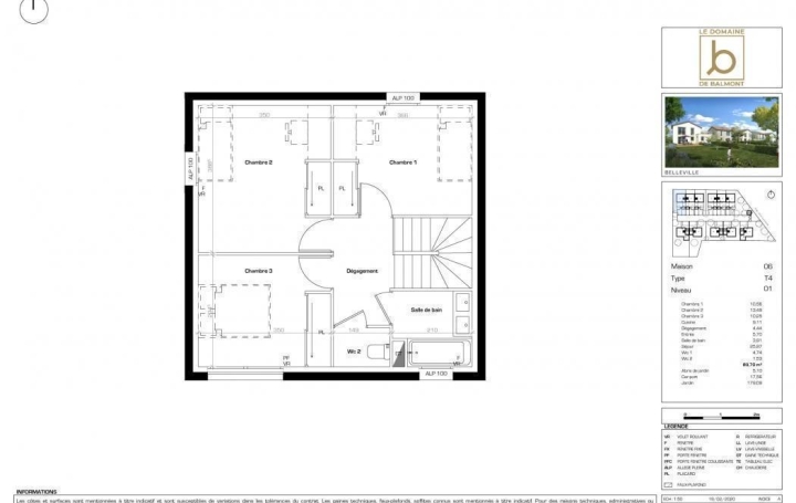Annonces CHATILLON : Maison / Villa | BELLEVILLE (69220) | 89 m2 | 312 000 € 